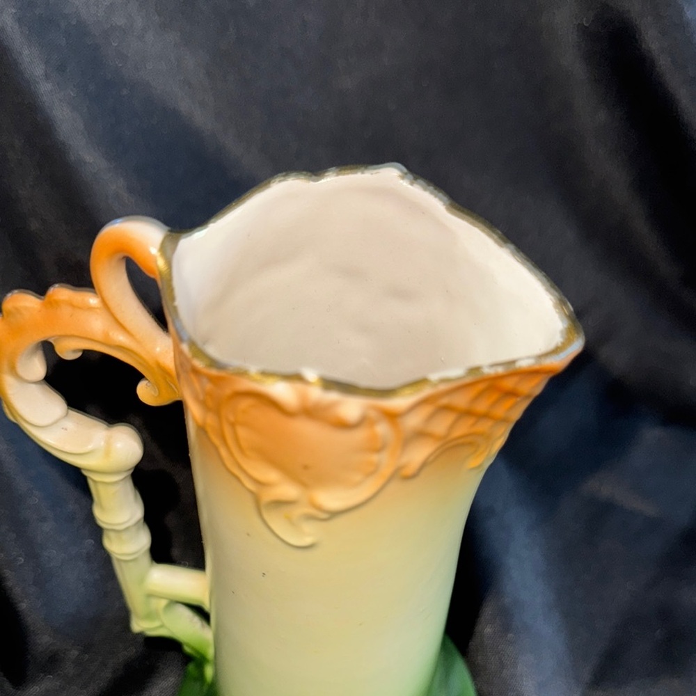 Vintage Ceramic Pitcher with Scenic Design Czech pottery - Picture 5 of 12